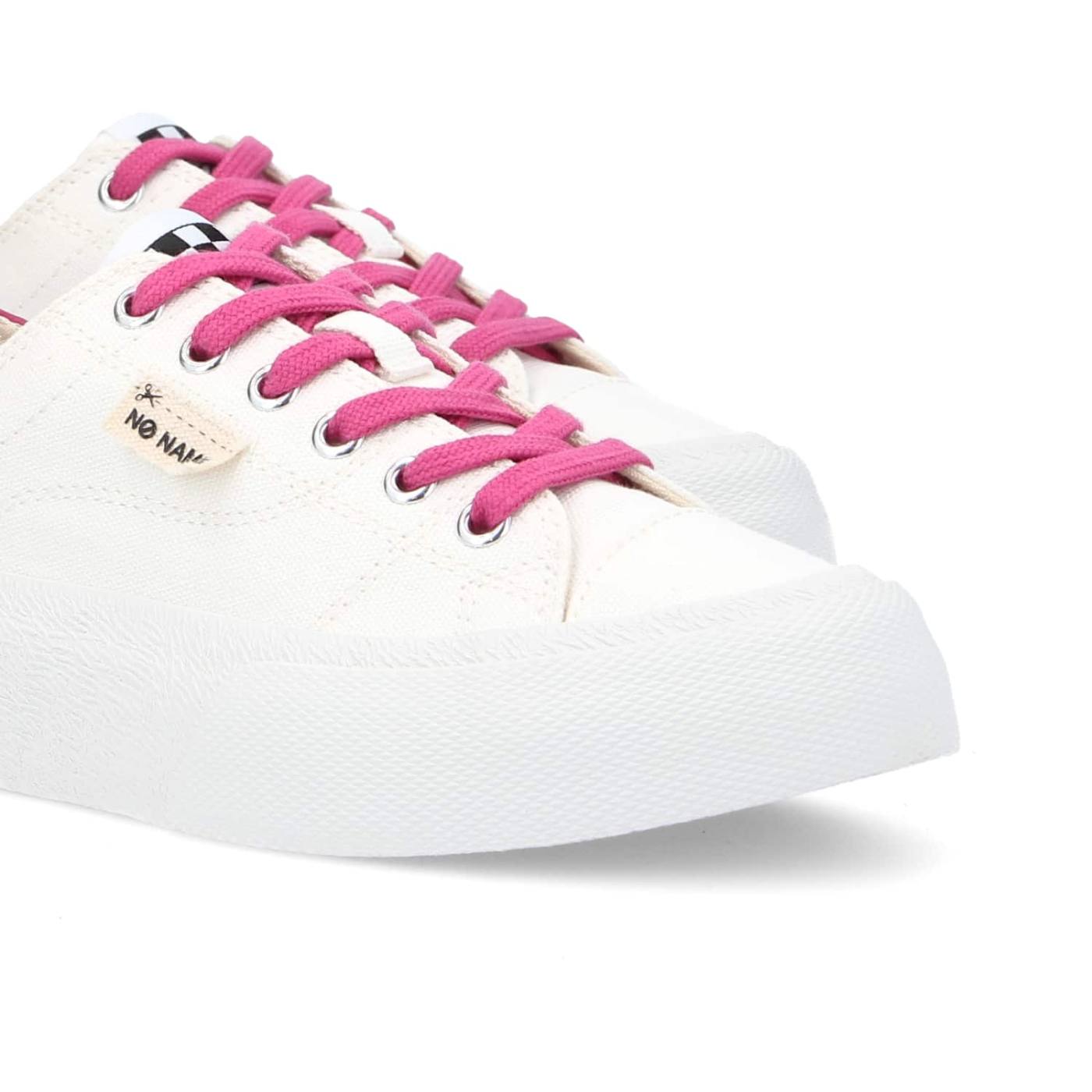 SNEAKER RESET W - TELA REC/FOX - BIANCO/FUXIA